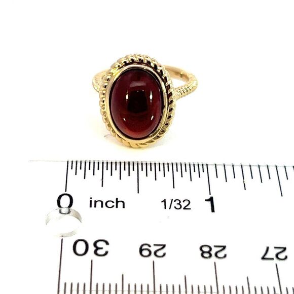 Natural Solitaire Spessartite Garnet Ring 14k 8.08 Cts Certified $3,150 310586 - Picture 13 of 14